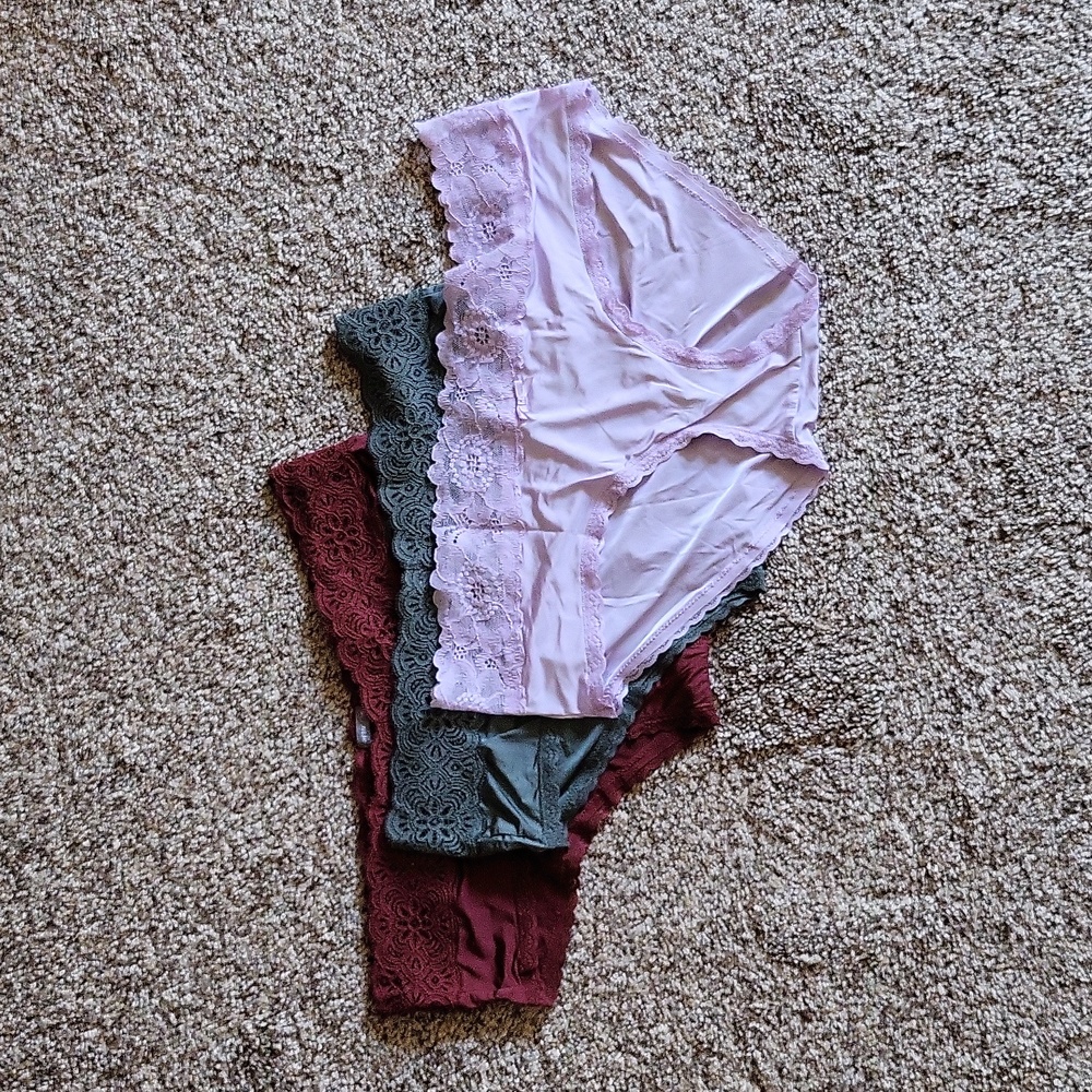 3 aerie undies - size L